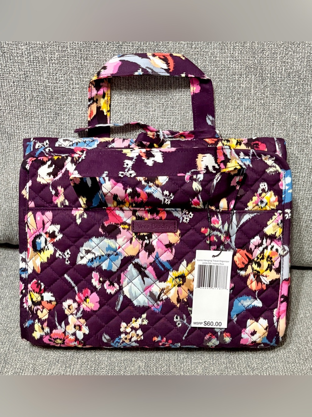 Vera Bradley Hanging Travel Organizer Indiana Rose (retired)